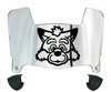 Indiana State Sycamores Mini Football Helmet Visor Shield w/ Clips - PICK VISOR & LOGO COLOR