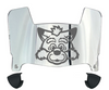 Indiana State Sycamores Mini Football Helmet Visor Shield w/ Clips - PICK VISOR & LOGO COLOR