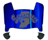 Indiana State Sycamores Mini Football Helmet Visor Shield w/ Clips - PICK VISOR & LOGO COLOR