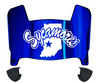 Indiana State Sycamores Mini Football Helmet Visor Shield w/ Clips - PICK VISOR & LOGO COLOR