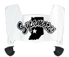 Indiana State Sycamores Mini Football Helmet Visor Shield w/ Clips - PICK VISOR & LOGO COLOR