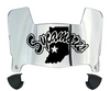 Indiana State Sycamores Mini Football Helmet Visor Shield w/ Clips - PICK VISOR & LOGO COLOR