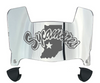 Indiana State Sycamores Mini Football Helmet Visor Shield w/ Clips - PICK VISOR & LOGO COLOR