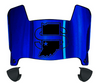 Indiana State Sycamores Mini Football Helmet Visor Shield w/ Clips - PICK VISOR & LOGO COLOR