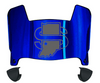 Indiana State Sycamores Mini Football Helmet Visor Shield w/ Clips - PICK VISOR & LOGO COLOR