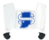 Indiana State Sycamores Mini Football Helmet Visor Shield w/ Clips - PICK VISOR & LOGO COLOR