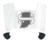 Indiana State Sycamores Mini Football Helmet Visor Shield w/ Clips - PICK VISOR & LOGO COLOR