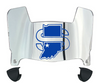 Indiana State Sycamores Mini Football Helmet Visor Shield w/ Clips - PICK VISOR & LOGO COLOR
