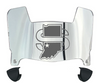 Indiana State Sycamores Mini Football Helmet Visor Shield w/ Clips - PICK VISOR & LOGO COLOR