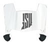 Indiana State Sycamores Mini Football Helmet Visor Shield w/ Clips - PICK VISOR & LOGO COLOR