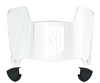Indiana State Sycamores Mini Football Helmet Visor Shield w/ Clips - PICK VISOR & LOGO COLOR