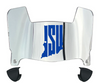 Indiana State Sycamores Mini Football Helmet Visor Shield w/ Clips - PICK VISOR & LOGO COLOR