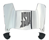 Indiana State Sycamores Mini Football Helmet Visor Shield w/ Clips - PICK VISOR & LOGO COLOR