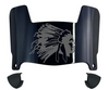 Indiana State Sycamores Mini Football Helmet Visor Shield w/ Clips - PICK VISOR & LOGO COLOR