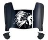 Indiana State Sycamores Mini Football Helmet Visor Shield w/ Clips - PICK VISOR & LOGO COLOR