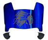 Indiana State Sycamores Mini Football Helmet Visor Shield w/ Clips - PICK VISOR & LOGO COLOR