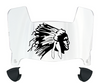 Indiana State Sycamores Mini Football Helmet Visor Shield w/ Clips - PICK VISOR & LOGO COLOR