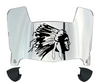 Indiana State Sycamores Mini Football Helmet Visor Shield w/ Clips - PICK VISOR & LOGO COLOR