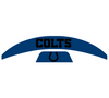 Indianapolis Colts MIDI Mid Size SpeedFlex Football Helmet Front & Back Bumper Decal Set - Pick Color