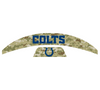 Indianapolis Colts MIDI Mid Size SpeedFlex Football Helmet Front & Back Bumper Decal Set - Pick Color