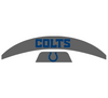 Indianapolis Colts MIDI Mid Size SpeedFlex Football Helmet Front & Back Bumper Decal Set - Pick Color