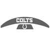 Indianapolis Colts MIDI Mid Size SpeedFlex Football Helmet Front & Back Bumper Decal Set - Pick Color