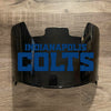 Indianapolis Colts Full Size Football Helmet Visor Shield Blck Dark Tint w/ Clips - PICK LOGO COLOR