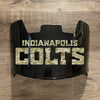 Indianapolis Colts Full Size Football Helmet Visor Shield Blck Dark Tint w/ Clips - PICK LOGO COLOR