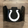 Indianapolis Colts Full Size Football Helmet Visor Shield Blck Dark Tint w/ Clips - PICK LOGO COLOR