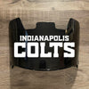 Indianapolis Colts Full Size Football Helmet Visor Shield Blck Dark Tint w/ Clips - PICK LOGO COLOR