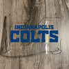 Indianapolis Colts Full Size Football Helmet Visor Shield Clear w/ Clips - PICK LOGO COLOR