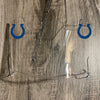 Indianapolis Colts Full Size Football Helmet Visor Shield Clear w/ Clips - PICK LOGO COLOR