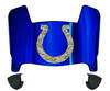 Indianapolis Colts Limited Edition Mini Football Helmet Visor Shield w/ Clips - PICK VISOR & LOGO COLOR