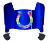 Indianapolis Colts Limited Edition Mini Football Helmet Visor Shield w/ Clips - PICK VISOR & LOGO COLOR