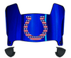 Indianapolis Colts Limited Edition Mini Football Helmet Visor Shield w/ Clips - PICK VISOR & LOGO COLOR