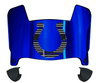 Indianapolis Colts Limited Edition Mini Football Helmet Visor Shield w/ Clips - PICK VISOR & LOGO COLOR