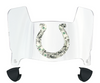 Indianapolis Colts Limited Edition Mini Football Helmet Visor Shield w/ Clips - PICK VISOR & LOGO COLOR