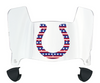 Indianapolis Colts Limited Edition Mini Football Helmet Visor Shield w/ Clips - PICK VISOR & LOGO COLOR