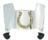Indianapolis Colts Limited Edition Mini Football Helmet Visor Shield w/ Clips - PICK VISOR & LOGO COLOR