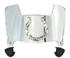 Indianapolis Colts Limited Edition Mini Football Helmet Visor Shield w/ Clips - PICK VISOR & LOGO COLOR
