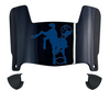 Indianapolis Colts Retro Throwback Mini Football Helmet Visor Shield w/ Clips - PICK VISOR & LOGO COLOR