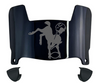 Indianapolis Colts Retro Throwback Mini Football Helmet Visor Shield w/ Clips - PICK VISOR & LOGO COLOR