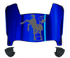 Indianapolis Colts Retro Throwback Mini Football Helmet Visor Shield w/ Clips - PICK VISOR & LOGO COLOR