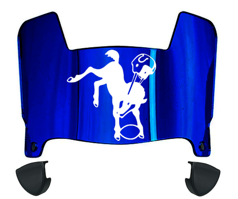 Indianapolis Colts Retro Throwback Mini Football Helmet Visor Shield w/ Clips - PICK VISOR & LOGO COLOR