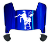 Indianapolis Colts Retro Throwback Mini Football Helmet Visor Shield w/ Clips - PICK VISOR & LOGO COLOR