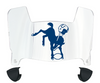 Indianapolis Colts Retro Throwback Mini Football Helmet Visor Shield w/ Clips - PICK VISOR & LOGO COLOR