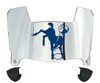 Indianapolis Colts Retro Throwback Mini Football Helmet Visor Shield w/ Clips - PICK VISOR & LOGO COLOR