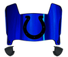 Indianapolis Colts Mini Football Helmet Visor Shield w/ Clips - PICK VISOR & LOGO COLOR