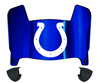 Indianapolis Colts Mini Football Helmet Visor Shield w/ Clips - PICK VISOR & LOGO COLOR