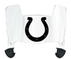Indianapolis Colts Mini Football Helmet Visor Shield w/ Clips - PICK VISOR & LOGO COLOR